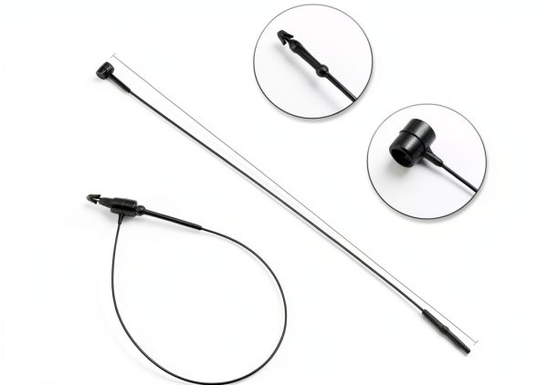 Plastic Tag Loops 5 Inch Black CABODYALS 1000 Piece Fastener-1