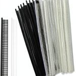 Sessa 5000PCS Tag Fastener Pack 15mm Black & White Plastic Tags-0