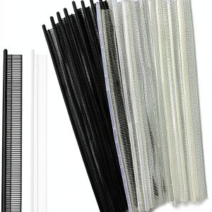Sessa 5000PCS Tag Fastener Pack 15mm Black & White Plastic Tags-0