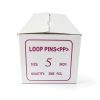 AcuteEye White Plastic Snap Lock Loop Fasteners 5000 pcs-1