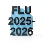 Flu Vaccination Label UAL Light Blue 0.5 x 0.25 in ULFLU2526L-0