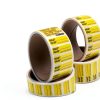 Quality IZ Yellow Medication Label Roll 1.5x0.5 High Alert Adhesive-3