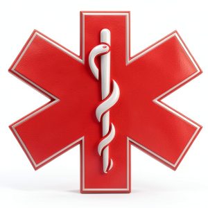 FENGHERUIA Red Medication Label Stickers 3 Inch Vinyl Pack of 20-0