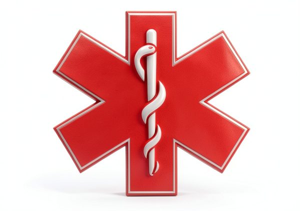 FENGHERUIA Red Medication Label Stickers 3 Inch Vinyl Pack of 20-0