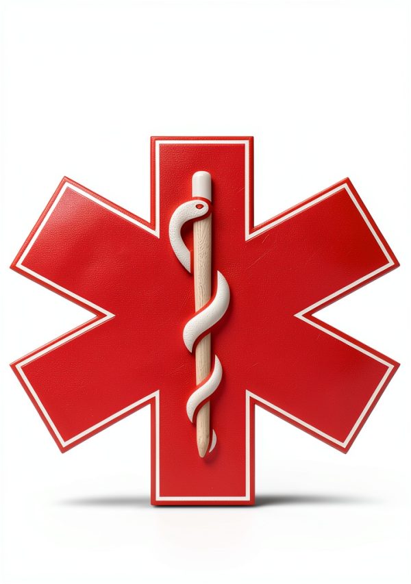 FENGHERUIA Red Medication Label Stickers 3 Inch Vinyl Pack of 20-1