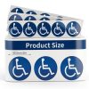 Handicap Sticker Decals Xyembu Waterproof Self Adhesive 2 Inch Labels-2