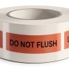 Safe Vet Red IV Safety Labels 40x10mm Clinical Paper Roll 500pcs-0