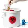 Biohazard Sticker BLSUREFYX 600pcs Round 2 Inch Paper Labels-1