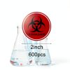 Biohazard Sticker BLSUREFYX 600pcs Round 2 Inch Paper Labels-6