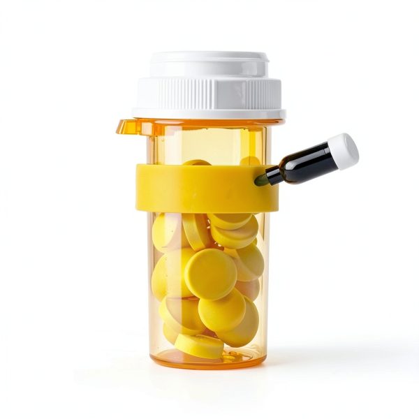 Medicine Bottle Tag Clips Zhaoyao Yellow 18 Tags & 2 Markers-3