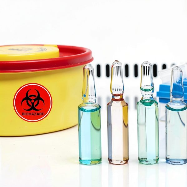 Biohazard Sticker BLSUREFYX 600pcs Round 2 Inch Paper Labels-4