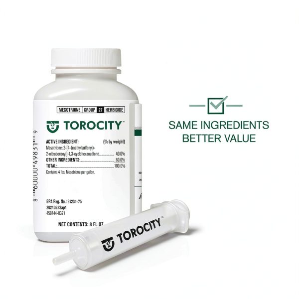 Atticus Torocity Herbicide (8oz) - (Compare to Tenacity) - Mesotrione Concentrate - Selective Weed Killer for Lawns and Turf Grasses - Pre and Post Emergent Control-1