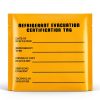 Refrigeration Evacuation Recover Tag Stickers 30 Pack CAROPT Orange-1