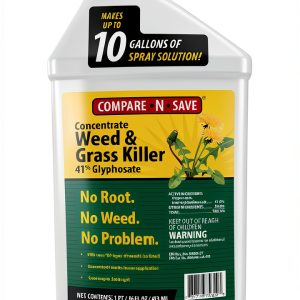 Glyphosate Concentrate Grass & Weed Killer Herbicide by Compare N Save-0