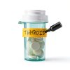 RX Clips for Pill Bottles FCAIBEAR Reusable 18-Pack Yellow ABS-3