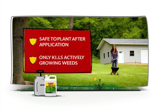 Glyphosate Concentrate Grass & Weed Killer Herbicide by Compare N Save-3