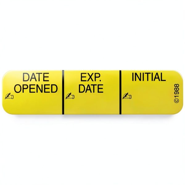 Date Opened Paper Label PDC Healthcare – Yellow 1.56" x 0.38" 1000-0