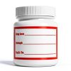 Drug Name Label Stickers 500pcs 1x2 Inch Red Paper Labels by Well Tile-2