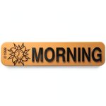 Morning permanent label 1-795 Orange 1 9/16" x 3/8" PDC Healthcare-0